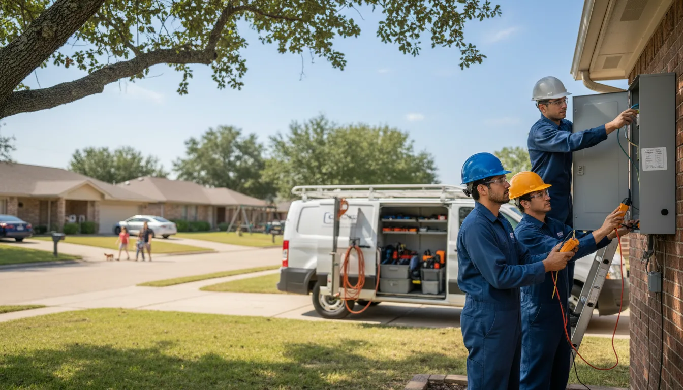 Certified electrician providing emergency electrical services in Chester, VA